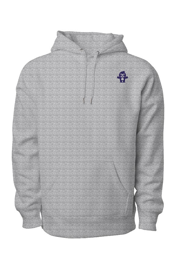 Premium Heavyweight Cross Grain Hoodie light grey